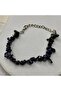 Snowy Obsidian Stone Natural Stone Broken Stone Bracelet