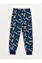 LCW Kids Crew Neck Printed Long Sleeve Boy Pajama Set - 5