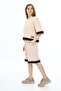 Girl's Oversize 100% Cotton Half Sleeve Shorts Top and Bottom Tracksuit Set - 4