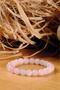 Certified Pink Quartz Self-Confidence and Love Natural Stone Bracelet Gift Bracelet - 8