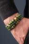 Certified Jade Stone Citrine Natural stone Men&Women Bracelet Gift Bracelet 8mm and 6mm - 9