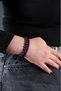 Certified Amethyst Set Natural Stone Women's & Men's Bracelet 8mm and 6mm
