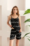 Women's Sling Pajamas Set with Summer Shorts - 4