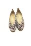 Genuine Leather Pink Leopard Patterned Shoes - 2