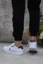 U.S. Polo Assn. Costa Wmn White Claret Red Original Product Sneaker Women's Shoes - 4