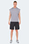 Ondina in Men's Sleeveless Gray T-Shirt - 7