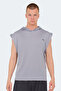 Ondina in Men's Sleeveless Gray T-Shirt
