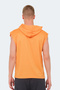 Ondina in Men's Sleeveless Orange T-Shirt - 2
