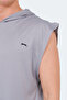 Ondina in Men's Sleeveless Gray T-Shirt - 5