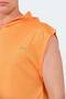 Ondina in Men's Sleeveless Orange T-Shirt - 5