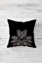 Lotus Flower and Honeycomb Sequin Pattern Hidden Zippered Throw Pillow Cover Sofa Pillow Cover Set (4pcs) - 3