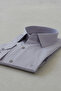 Men's Gray Classic Collar Easy-Iron Cotton Blend Fit Custom Boxed Shirt G90 - 4