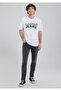 Jeans Printed White T-Shirt Loose Fit / Loose Relaxed Fit0612008-620
