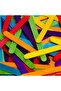 200 Pcs Wooden Narrow Colorful Tongue Stick Ice Cream Stick Abeslang (200 Pcs) - 3