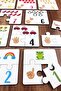 I'm Learning Numbers 10-Piece Wooden Three Piece Matching Game Preschool Wooden Educational Toy - 5