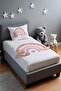 Rainbow Baby Teddy Bear Patterned Bedspread and Pillowcase - 2