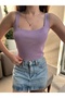 Women's Lilac Square Collar Knitwear Blouse 20246054 - 3