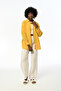 WOMEN'S OVERSIZE PATTERNED CHIFFON SLIM SHIRT - 3