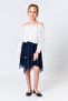 Girl's Asymmetrical Tulle Skirt