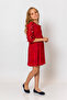 Girl's Printed Ruffle Sleeve Dress - 3