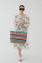 Women's Sea Beach Bag Multicolor Zipper Soft Handle New Season - 2