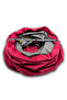 Three-Way Foldable Velvet Cat Tunnel (Red) - 4