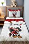 Mickey and Minnie Friendship Patterned Pique Set (160x230cm) - 2