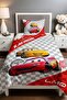 Checkered Mcqueen Patterned Pique Set (160X230Cm)