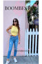 Women's Yellow Camisole Sleeveless Blouse Long Crop Navel Top Undershirt - 5