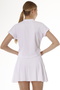 Printed Crew Neck Oversize Sports Crop T-Shirt - 4