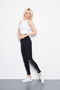 Girl's Long Leggings Extra Stretchy Printed Leggings Black - 3