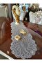 American Serving Plate and Runner Kitchen Set for 6 Persons Octopus Table Presentation Set Dowry Box Cream - 6