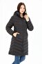 Women's Long Removable Hooded Padded Water Repellent Puffer Jacket 8642 - 6