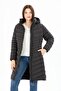 Women's Long Removable Hooded Padded Water Repellent Puffer Jacket 8642 - 8