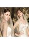 Bridal Veil, Pearl Fabric Pearl Bridal Veil Fabric 1.5m Width 1.5 Mt - 4