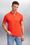 MARTEN Men's 100% Cotton Short Sleeve Regular Fit Red Polo Collar T-shirt - 5