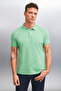 Marten Men's 100% Cotton Short Sleeve Regular Fit Green Polo Neck T-Shirt - 3