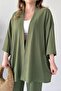 Seersucker Double Set Khaki - 5
