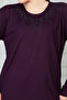 Women's Plus Size Mother Combed Cotton Blouse - 8