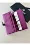 Genuine Leather Gentle Women's Purple Color Wallet