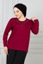 Women's Plus Size Mother Combed Cotton Blouse - 7