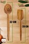 Wooden Spoon Tablespoon Wooden Spoon Spatula Set of 2 Olive Wood Kitchen Utensils Dinner Set - 8