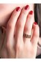 Trend Filigree Embroidered Antique Distressed Adjustable Women's Ring euy1244