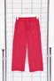 Girl's Fuchsia Cotton Denim Trousers - Tkdss24Pl00002 - 6