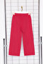 Girl's Fuchsia Cotton Denim Trousers - Tkdss24Pl00002 - 8