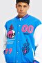 Unisex Oversize 77 Worldwide Bomber College Jacket - 5