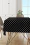 Washable Stain Resistant Stain Resistant Thai Feather Velvet Fabric Polka Dot Table Cloth Mso298