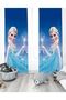 Blue Elsa Patterned Children's Room Curtain (Single Wing Pricing)