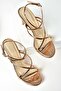 S569716534 Bronze Mirror Thin Heeled Women's Evening Dress Shoes - 8