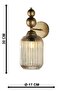 Vamos Sconce Antique Smoked Glass, Modern Decorative Sconce, Wall Lighting, Living Room, Bedroom and Hallway Lighting - 5